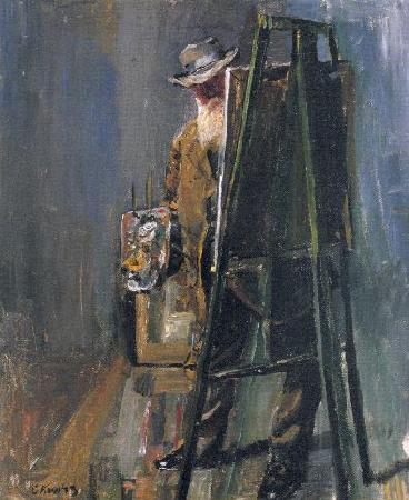 Christian Krohg Selfportrait of Christian Krohg oil painting picture